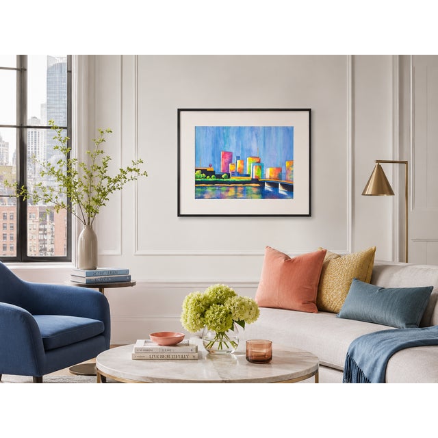 City Skyline - Tomoko Parry, C. 1990s For Sale - Image 9 of 10