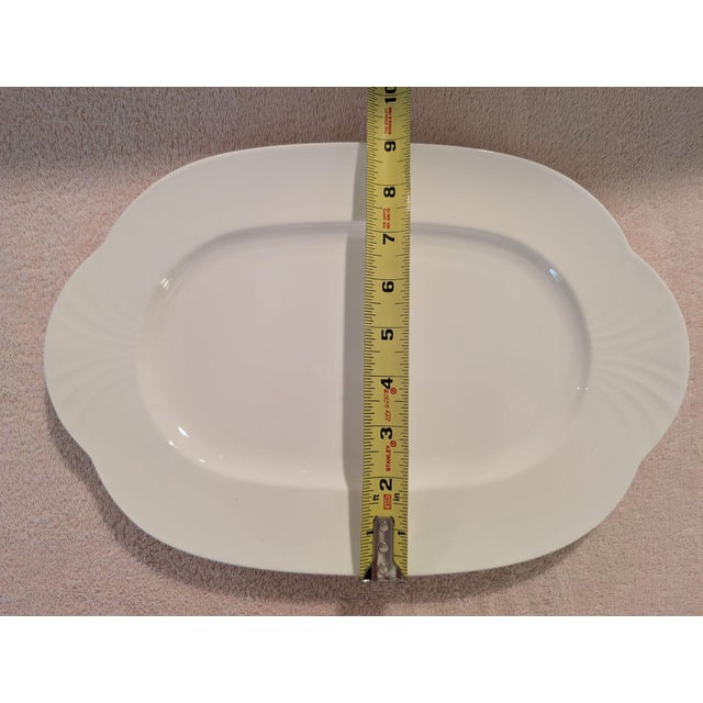 White 1980s Villeroy & Boch "Arco Weiss" 13.5-Inch Platter For Sale - Image 8 of 10