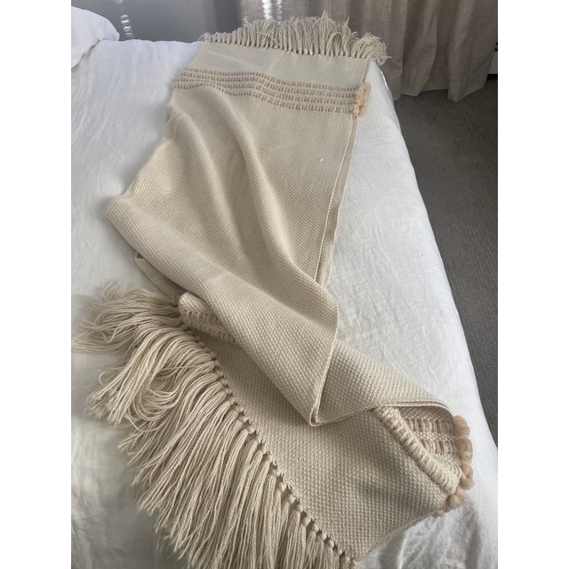 Wool Blend Throw For Sale - Image 10 of 14