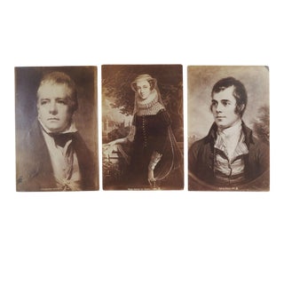 Antique Collection Photographs of Scottish Portraits - Set of 3 For Sale