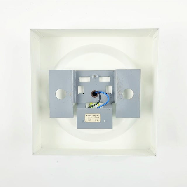 Metal Space Age Wall Sconces by Klaus Hempel for Kaiser Leuchten, Germany, 1970s, Set of 2 For Sale - Image 7 of 9
