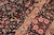 1990s Floral Gulshan Pak-Persian Black/Black Wool Rug - 9'2'' X 12'1'' For Sale - Image 5 of 8
