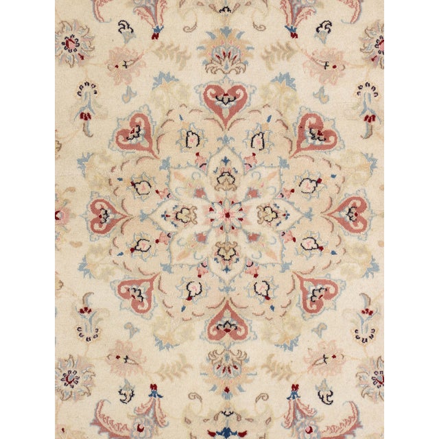 Traditional Vintage Hand-Knotted Persian Tabriz Rug 6'6" X 9'10" For Sale - Image 3 of 4