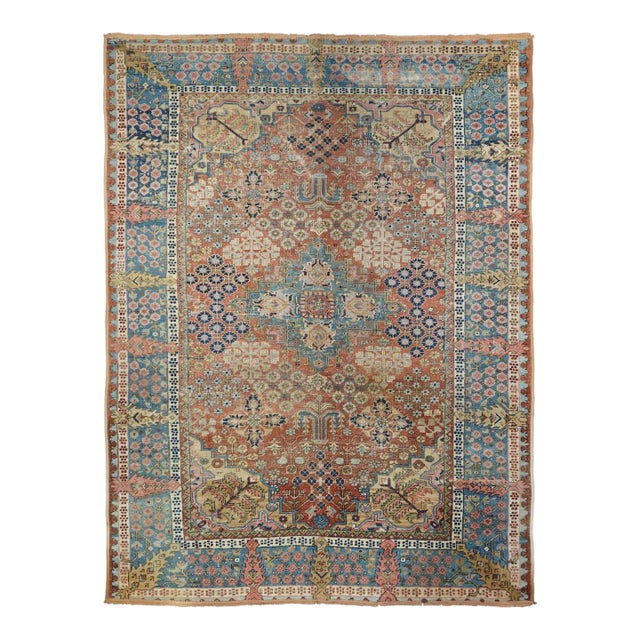 Antique Bakhshayesh Rug 7'6'' X 9'10'' For Sale