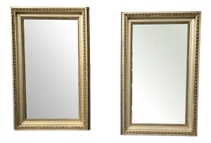English Victorian Gilt Mirrors, 1850s, Set of 2