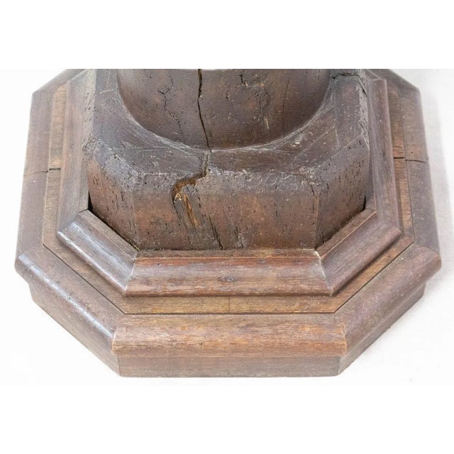 French Screw-Shaped Pedestal / Plant Stand, 19th Century For Sale - Image 9 of 10