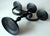 Metal Wrought Iron Candle Holder 3 Arms by Heibi - Vintage For Sale - Image 7 of 8