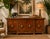 Maitland-Smith Attributed Tessellated Coconut Shell & Bronze Elephant Sideboard Server Description: A striking Maitland-...