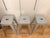 Tolix Marais H65 Steel Counter Stools by Xavier Pauchard, Set of 3 For Sale - Image 9 of 12