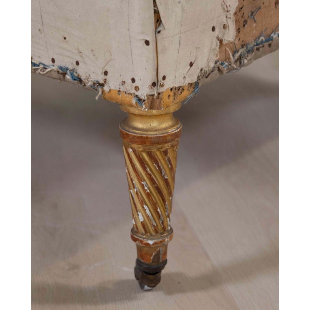 19th Century French chair, Ready to Upholster For Sale - Image 4 of 8