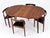 Wood Round Extendable Dining Table and Chairs in Teak by Hans Olsen for Frem Røjle, Denmark, 1960s, Set of 5 For Sale - Image 7 of 18