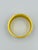 Karl Lagerfeld 90s Heavy Gold-Tone Enameled Bangle Bracelet For Sale In Los Angeles - Image 6 of 12