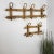 Boho Chic Italian French Bamboo Rattan Coat Hanger, 1960s For Sale - Image 3 of 7