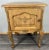 A charming pair of vintage French Louis-style oak bedside cabinets , finely crafted and beautifully detailed with hand-...