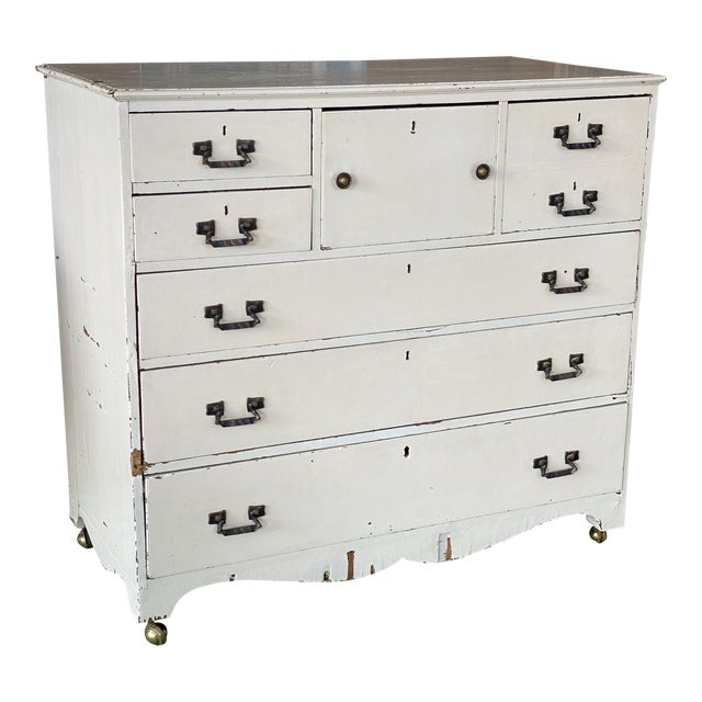 Antique Farmhouse Coastal Shabby Chic Chest Chairish