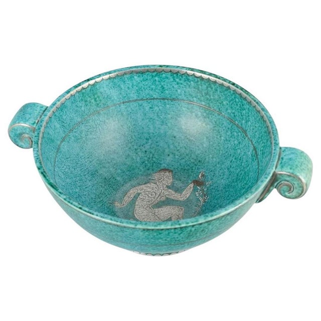 Vintage Art Deco Bowl by Wilhelm Kåge for Gustavsberg, 1940s For Sale - Image 6 of 6