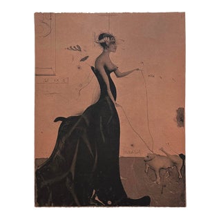 Paul Wunderlich 47 La Maitresse Et Son Chien For Sale