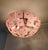 Pink Pink Vitrail Glass Sputnik Flush Mount Chandelier Mid-Century Inspired Art Lighting For Sale - Image 8 of 11