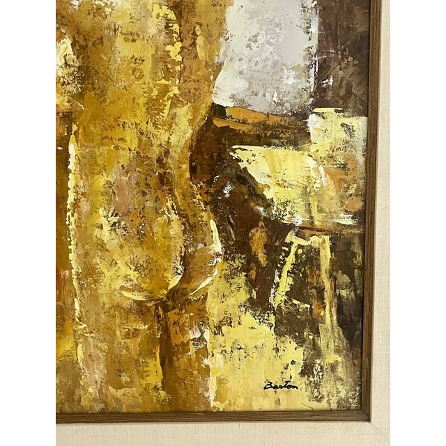 PALM BEACH ESTATE FIND!! Original Impressionist Art Impasto Painting “Nude Woman in a Mirror “ Signed lower right corner...