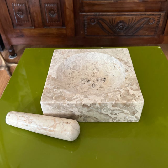 Mortar and Pestle Set, Herb Grinder, Spice Grinder, marble grinder, Marble Pill and Spice Crusher. So many uses and...