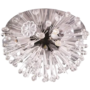 Sputnik Chandelier in Crystal & Chrome in the style of Emil Stejnar for Rupert Nikoll, Austria, 1950