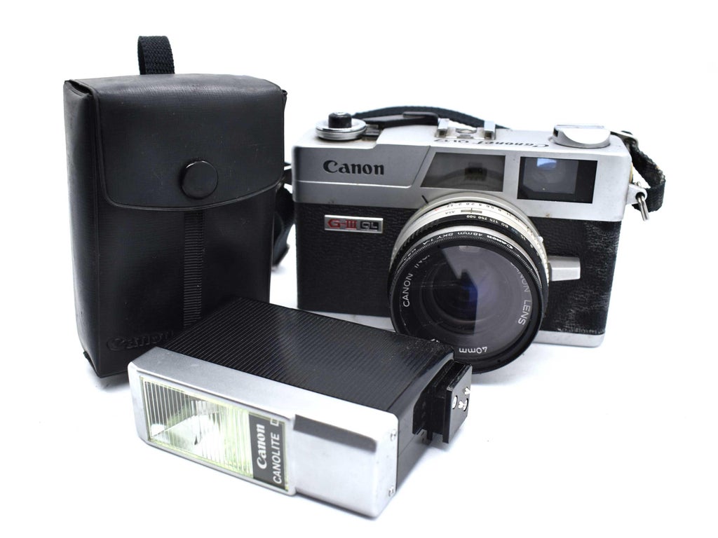 1970 Canon Canonet G-Iii Ql17 Rangefinder Film Camera With 