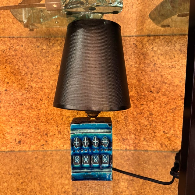 1960s Mid Century Modern Bitossi Pottery Lamp For Sale In Milwaukee - Image 6 of 6