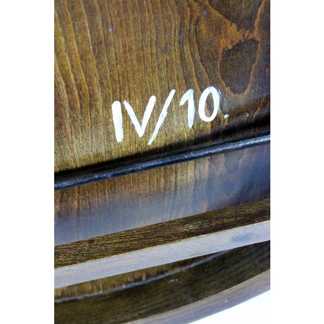1950s Vintage Czech Wooden Cinema Chair from TON, 1940s For Sale - Image 5 of 15