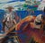 This artwork depicts a dynamic scene of a rider and horse in motion, capturing the energy and spirit of equestrian life....