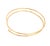 Tiffany and Co. Mid 20th Century Tiffany & Co. Peretti Diamond Hoop 18k Yellow Gold Bangle Bracelet For Sale - Image 4 of 5