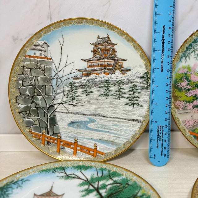 1979 Noritake "Seasons" Limited Edition Plates by Tadao Miyabe (Set of 4) For Sale - Image 10 of 10