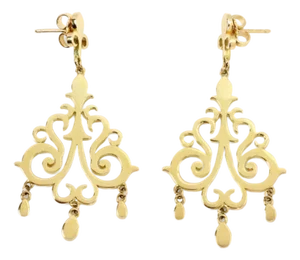Tiffany & Co. Enchant Dangle Chandelier 18k Yellow Gold Earrings
