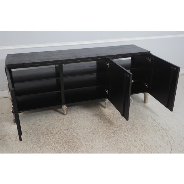 Modern Global View Branch 3 Door Modern Console Cabinet For Sale - Image 3 of 18