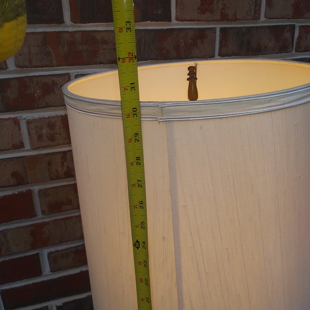 1950s Mid Century Modern Fenton Coin Dot Lamp With Stiffel Shade For Sale - Image 14 of 18