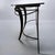 Contemporary Vintage Rope Twist Glass & Metal Console Table For Sale - Image 3 of 10