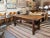 Substantial French oak Provincial farmhouse table. Late 19th century. One drawer on side. Chamfered detail on legs. Some...