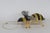 Yellow Robert Stanley Bumblebee Christmas Ornament Blown Glass With Glitter Top 4495b For Sale - Image 8 of 12
