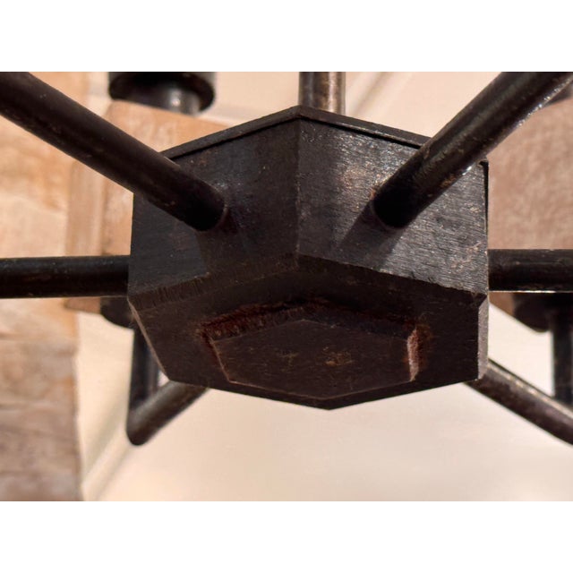 Wood Anthem Wooden Orb Chandelier For Sale - Image 7 of 12