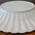 Late 20th Century Italian Sofi Campagnola White Fluted 18" Charger Centerpiece Platter For Sale - Image 9 of 10