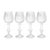 Rialto Twisted Optic Red Wine Glasses, Set of 4 For Sale In Los Angeles - Image 6 of 6