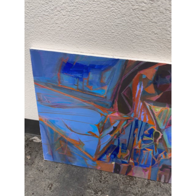 Abstract Acrylic on Canvas Painting, Circa 2011 For Sale - Image 12 of 12
