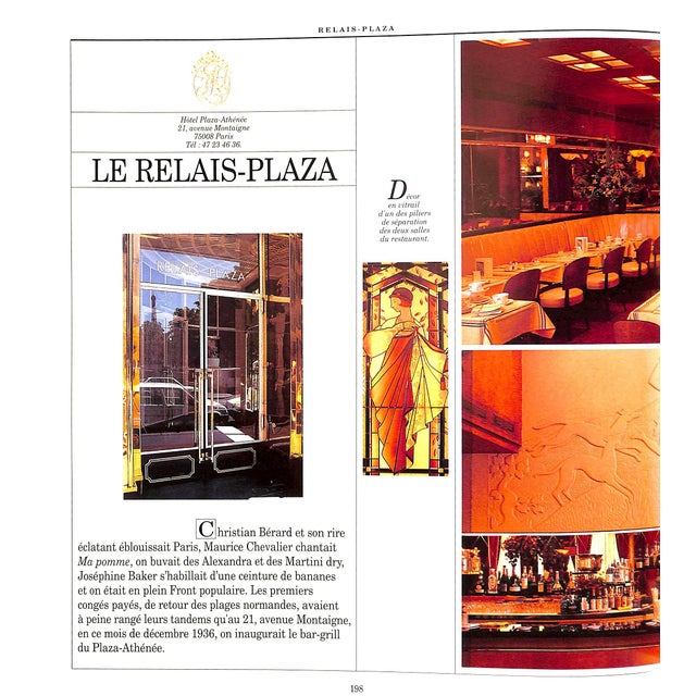 "Les Plus Beaux Restaurants De Paris" 1989 Gain, Roger For Sale - Image 11 of 12