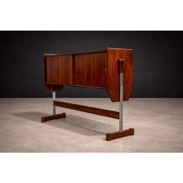 Bar in Hardwood, Metal, Novo Rumo, 1960s - Lot 130A For Sale - Image 11 of 15