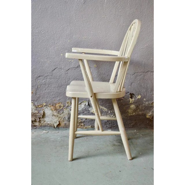 Brutalist Bohemian Windsor Armchair For Sale - Image 3 of 10