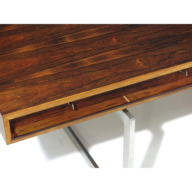 Early Bodil Kjær Executive Desk, Model 901 — E. Pedersen & Søn, Denmark, 1959 For Sale - Image 10 of 12