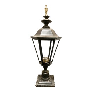 Vintage Classic Style Hexagon Outdoor Lantern Property Mark For Sale