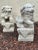 Cast Stone Foo Dog Garden Ornaments - Pair For Sale - Image 4 of 7
