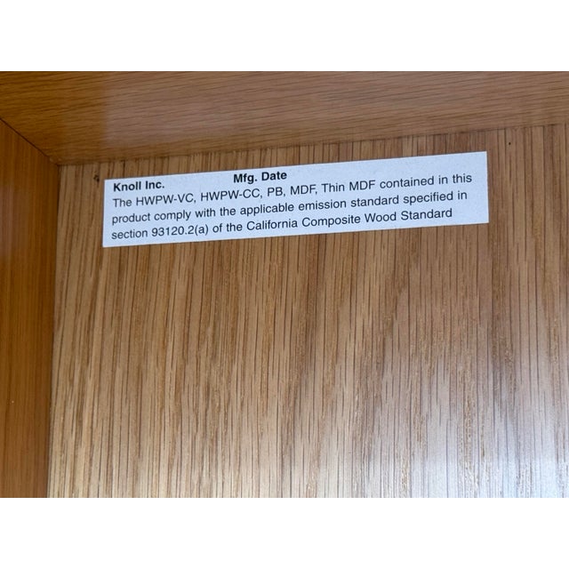 Florence Knoll Credenza, Four Position Knoll Credenza / Cabinet, Mid Century Modern For Sale - Image 11 of 12