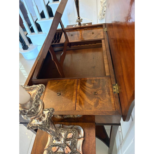 Antique Georgian Mahogany Dressing Table, 1780 For Sale - Image 4 of 12
