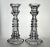 Early 1800s Boston & Sandwitch Glass Company, Smokey Grey Moulded Glass Candlesticks, Pair For Sale - Image 4 of 4